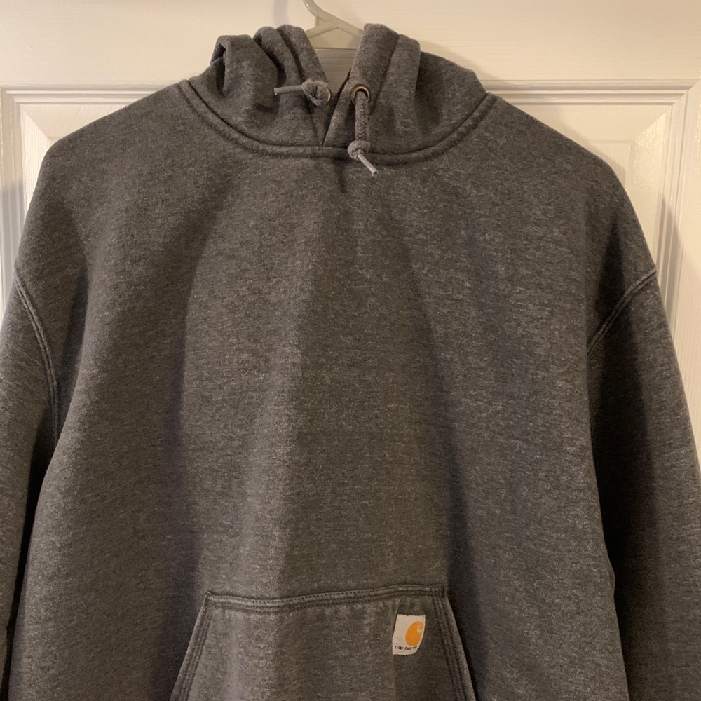 Carhartt Rain Defender Grey Large Mens Hoodie